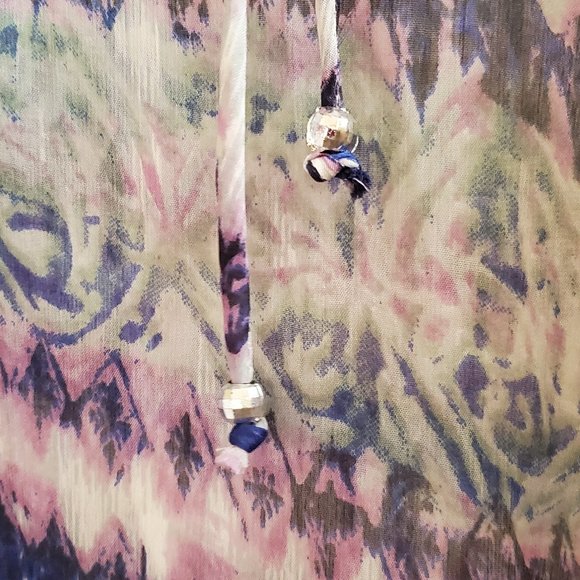 Aztec Sheer Beach Cover Up - Picture 3 of 4